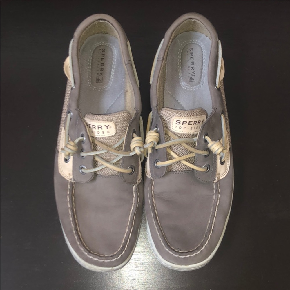 Brown and Tan Sperry Top-Sider